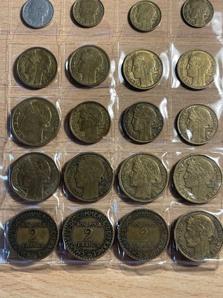 Colección de monedas francesas