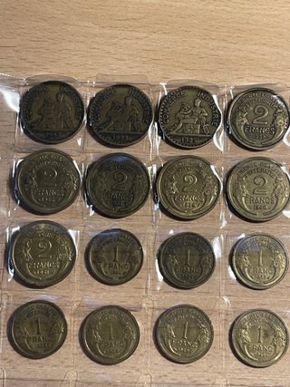 Colección de monedas francesas