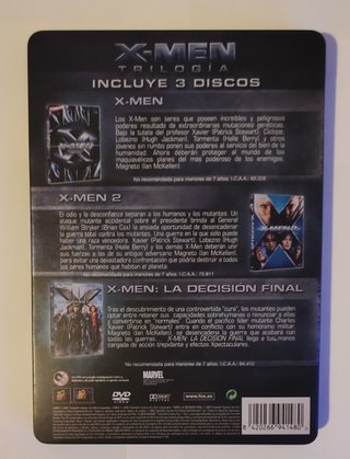Pelicula X-men trilogia (1, 2 y 3)
