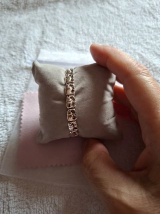 Pulsera Brazalete Elefantes Suerte Plata