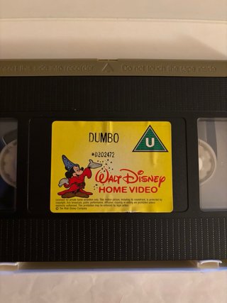 1 VHS COME NUOVA COMPLETA INTROVABILE”DUMBO”DISNEY