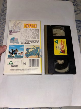 1 VHS COME NUOVA COMPLETA INTROVABILE”DUMBO”DISNEY
