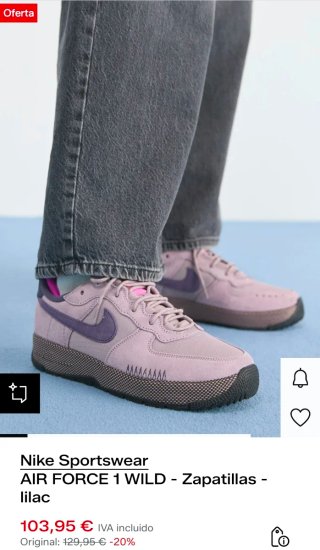 Nike Air Force 1 Wild Rosa/Morado