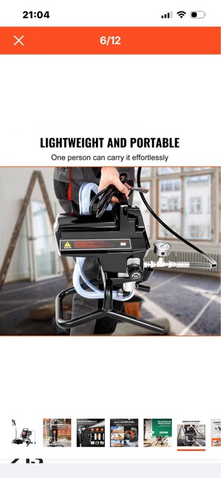 Pulverizador Pintura VEVOR 950W