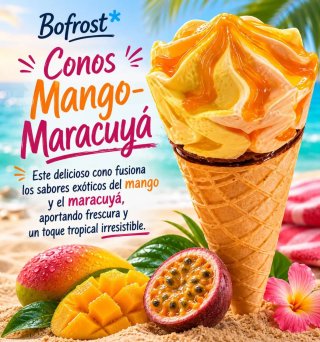 Conos Mango-Maracuyá Bofrost