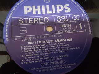 Vinilo Dusty Springfield Greatest Hits
