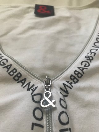 Dolce & Gabbana Sudadera fina con cremallera