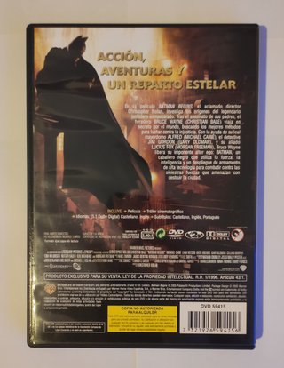 Pelicula Batman Begin