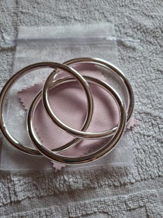 Pulsera Aros Entrelazados Plata