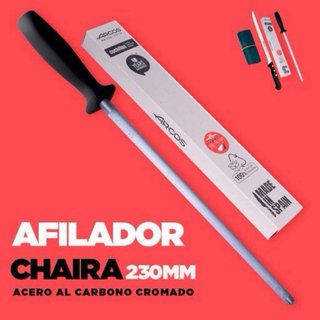 Juego Cuchillo jamonero Arcos, afilador y funda