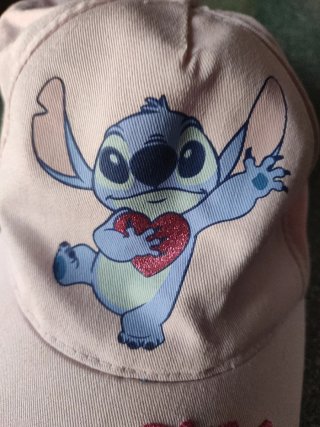 Gorra infantil Disney Stitch rosa