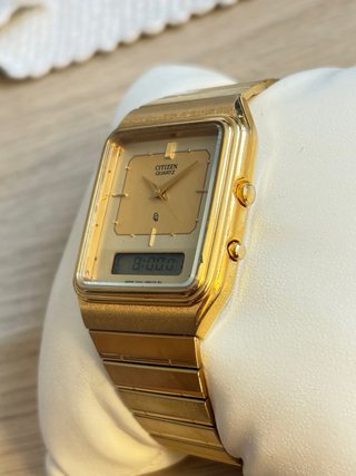 Reloj Citizen Vintage Ana-Digi Oro NOS