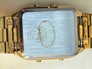 Reloj Citizen Vintage Ana-Digi Oro NOS
