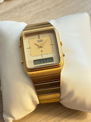 Reloj Citizen Vintage Ana-Digi Oro NOS