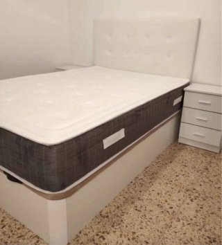 Canapé cama individual blanco