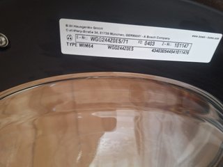 Lavadora Bosch Serie 6 9kg 1400rpm