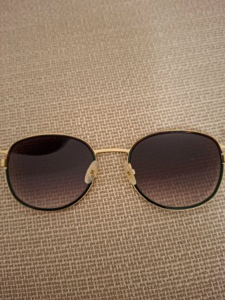 Occhiali da sole Vanni oro e marroni