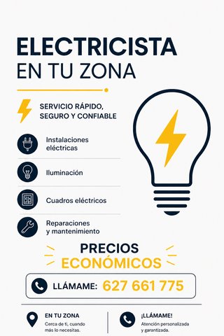 Electricista Rápido, Seguro y Confiable