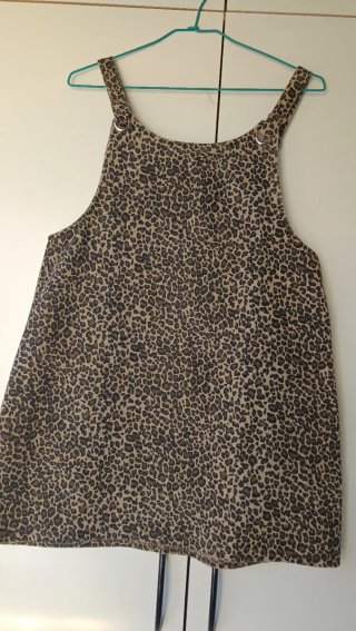 Petopichi estampado leopardo cremallera