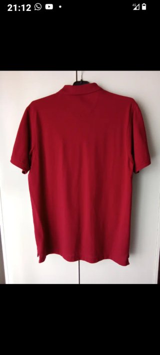 Polo Hombre Cortefiel Rojo burdeos