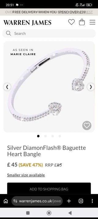 Brazalete plata con circonitas diamante