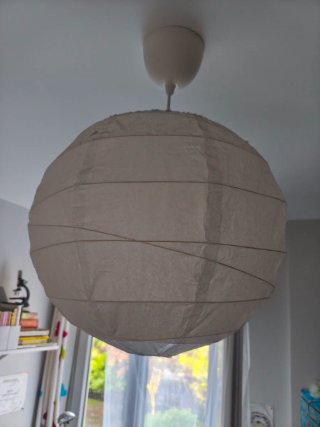 Lámpara Papel Redonda 45cm Ikea