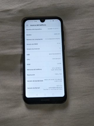 Huawei Y5 2019 Negro