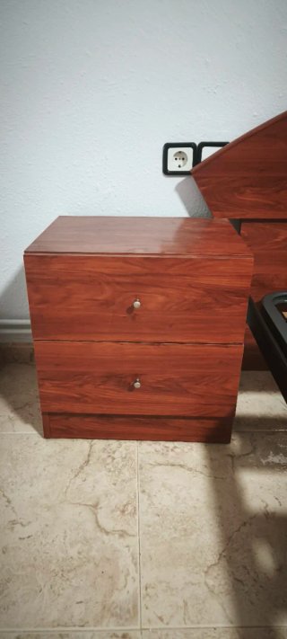 Cama 135cm Madera y Metal