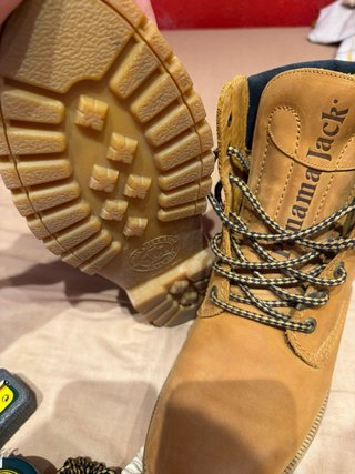Botas Panama Jack Hombre Beige/Marrón