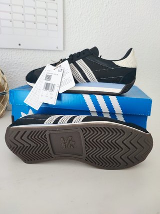Adidas Country OG Zapatillas Piel Negro Talla 40.5