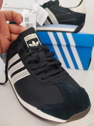 Adidas Country OG Zapatillas Piel Negro Talla 40.5