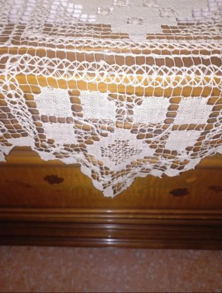 Copriletto vintage in tessuto