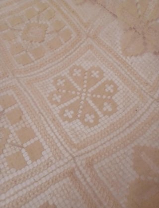 Copriletto vintage in tessuto