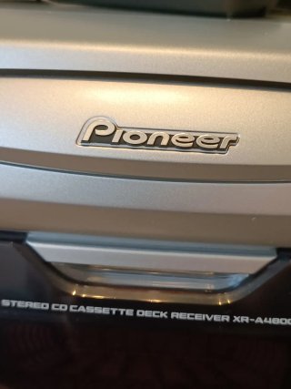 Mini Cadena Pioneer Plata y Negro