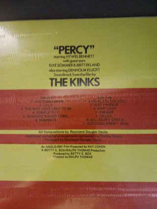 THE KINKS "Percy"- Picture Disc-50th Aniv.2021 LP