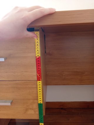 Escritorio/tocador de madera