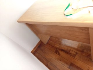Escritorio/tocador de madera