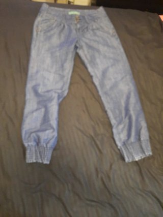 Pantalón vaquero boho bombacho