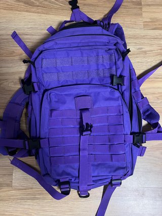 Mochila militar morada