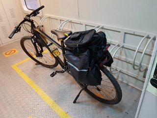 Bolsa Alforjas Bicicleta Negra