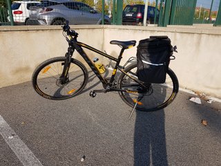Bolsa Alforjas Bicicleta Negra