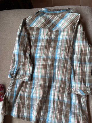 Camisa de cuadros mujer