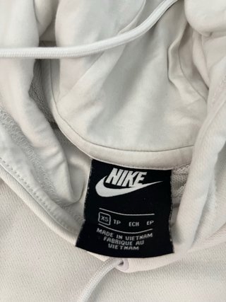 Sudadera Nike Blanca Capucha Multi Swoosh