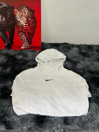 Sudadera Nike Blanca Capucha Multi Swoosh