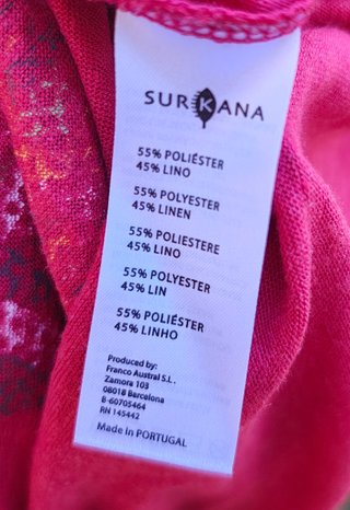 Camiseta sin mangas Surkana,estampado de elefante