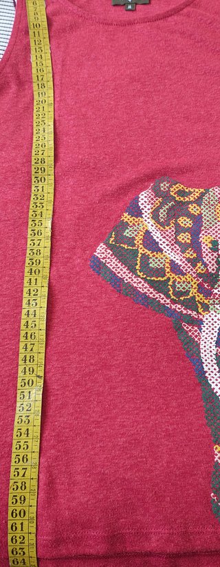 Camiseta sin mangas Surkana,estampado de elefante