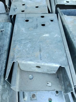 Piezas de hierro para construcción