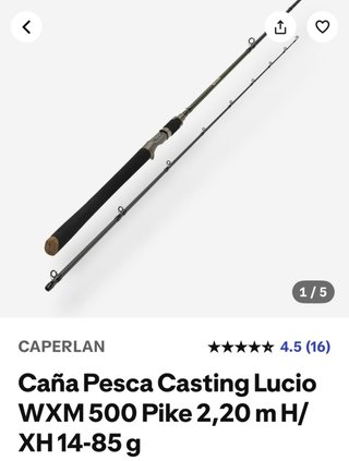 Caña Pesca Casting Lucio WXM 500