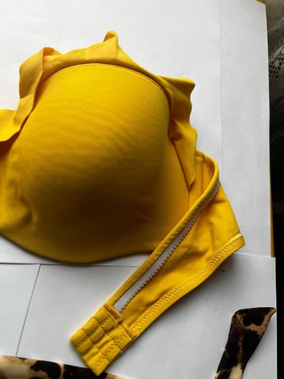 Bikini Talla M-L Amarillo y Negro