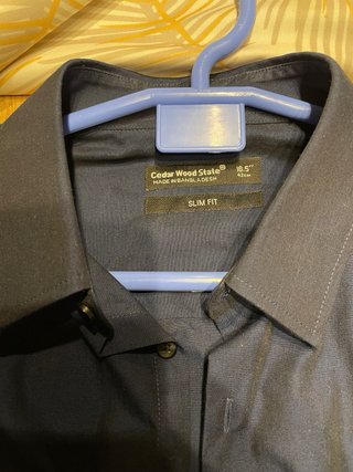 Camisa Azul Marino Slim Fit - Cedar Wood State - T